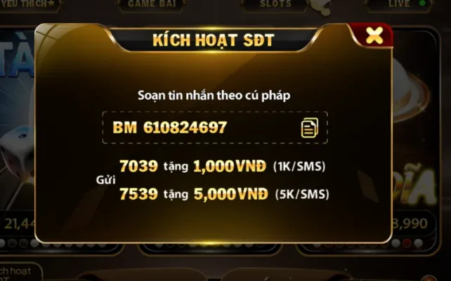 Cách Kích Hoạt Số Điện Thoại Để Bảo Vệ tài khoản .