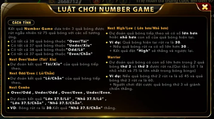 Hướng Dẫn Phân Tích Xác Suất Và Chiến Thuật Chơi Number Game Hitclub Chuyên Nghiệp