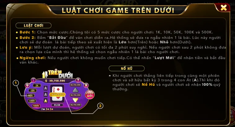 Phân Tích Xác Suất Định Lượng Và Quy Luật Chiến Thắng Trò Chơi Trên dưới Hitclub